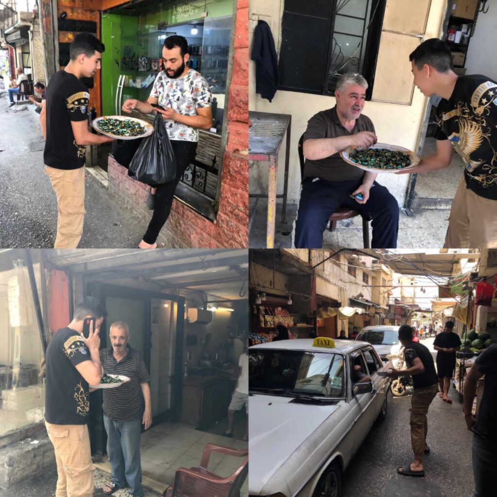 توزيع الحلوى في مخيمات لبنان إحتفاء بعملية تل أبيب