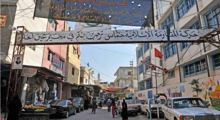 تعليق عمل حطين في عين الحلوة