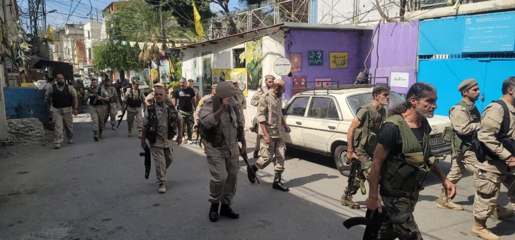 بدء إنتشار القوة الأمنية المشتركة في عين الحلوة