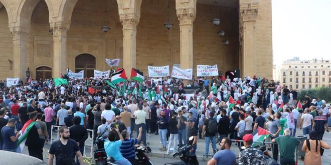 لبنان ينتفض لنصرة غزة