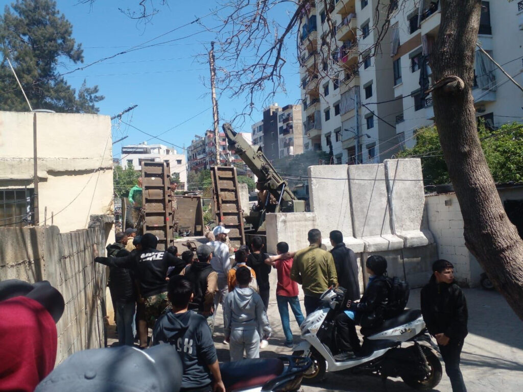 فصائل ولجان الشمال تتفهم إغلاق مداخل في البداوي