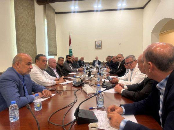 لقاءات دورية بين لجنة الحوار وهيئة العمل الفلسطيني