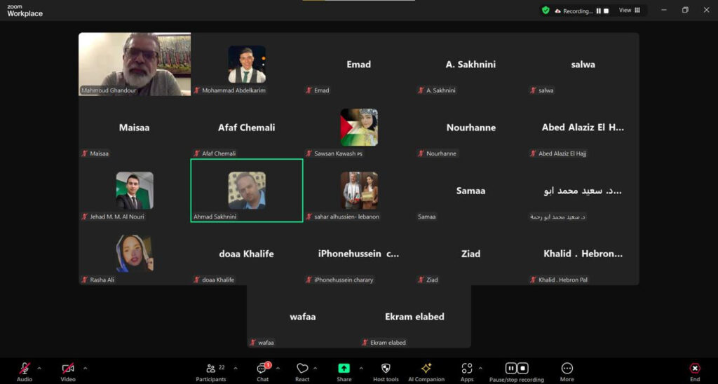 أبو شرار تخرج دورة السردية الفلسطينية
