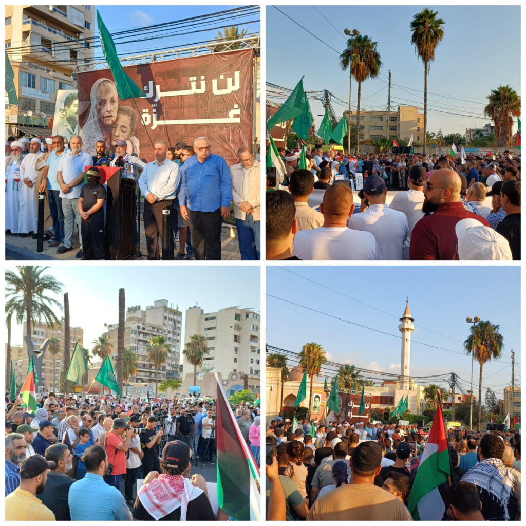 وقفات حاشدة في لبنان إستنكارا لحرب إبادة غزة