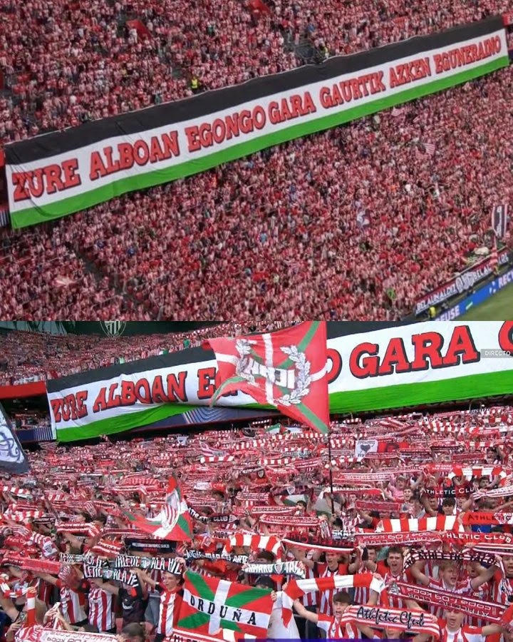 لافتة داعمة للفلسطينيين في دوري أبطال أوروبا