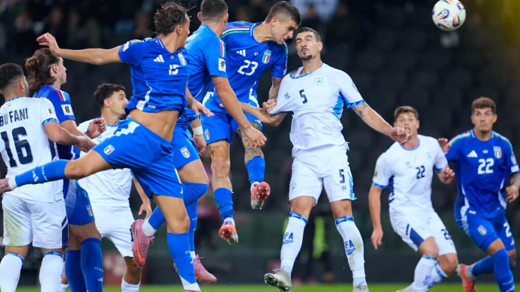 تظاهرات في اوديني خلال مباراة إيطاليا مع الكيان