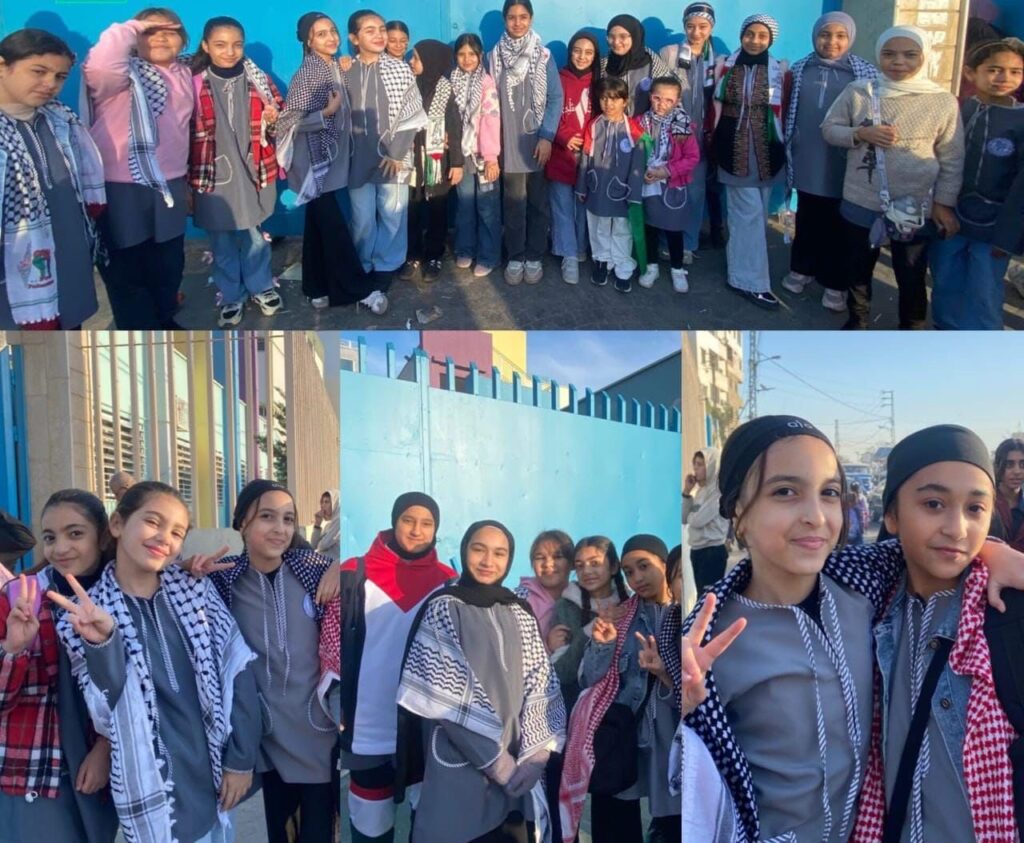 الكوفية الفلسطينية تكتسح مدارس الأونروا في لبنان