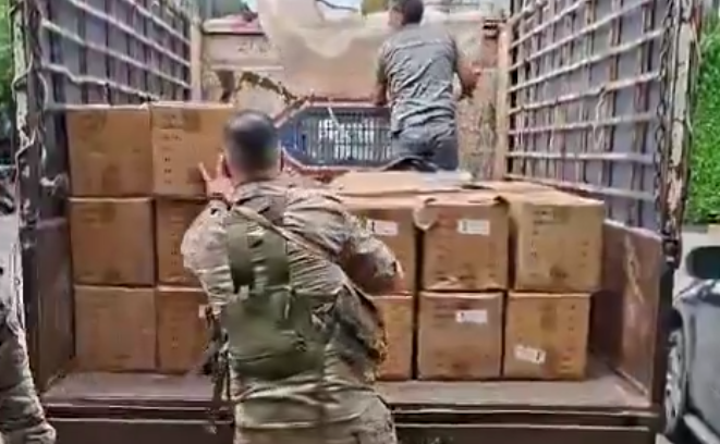 ضبط شاحنة أحذية إسرائيلية في لبنان