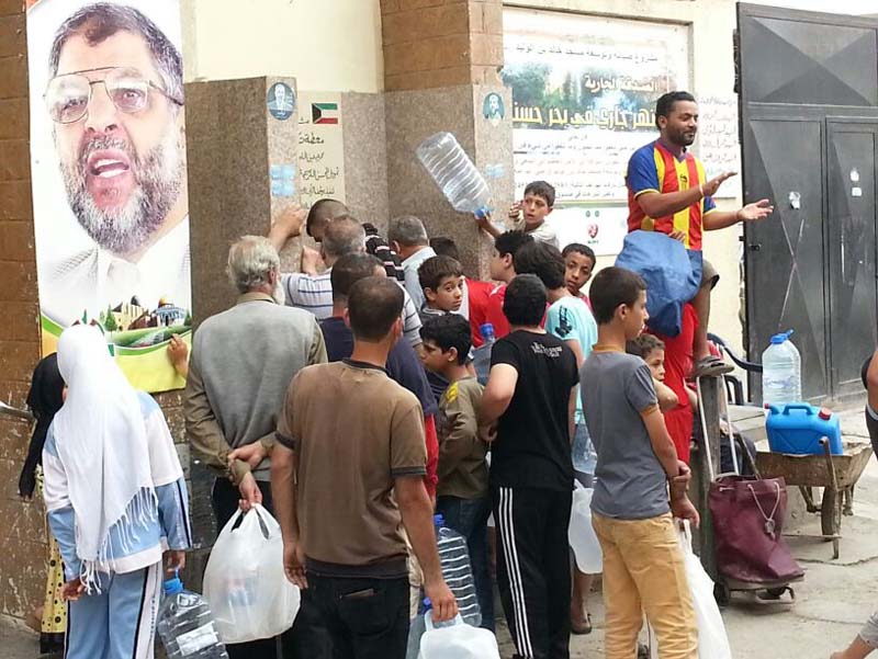 أزمة مياه في عين الحلوة