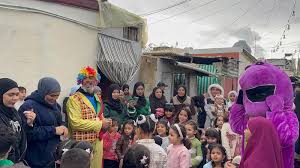 أنشطة للترفيه عن النازحين في عين الحلوة