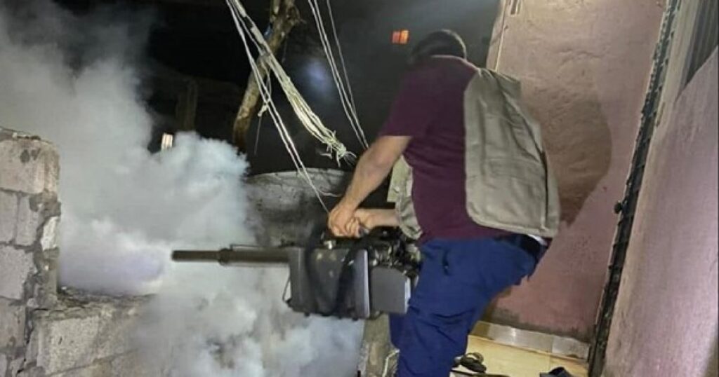 حملة رش بالمبيدات في برج البراجنة الجمعة